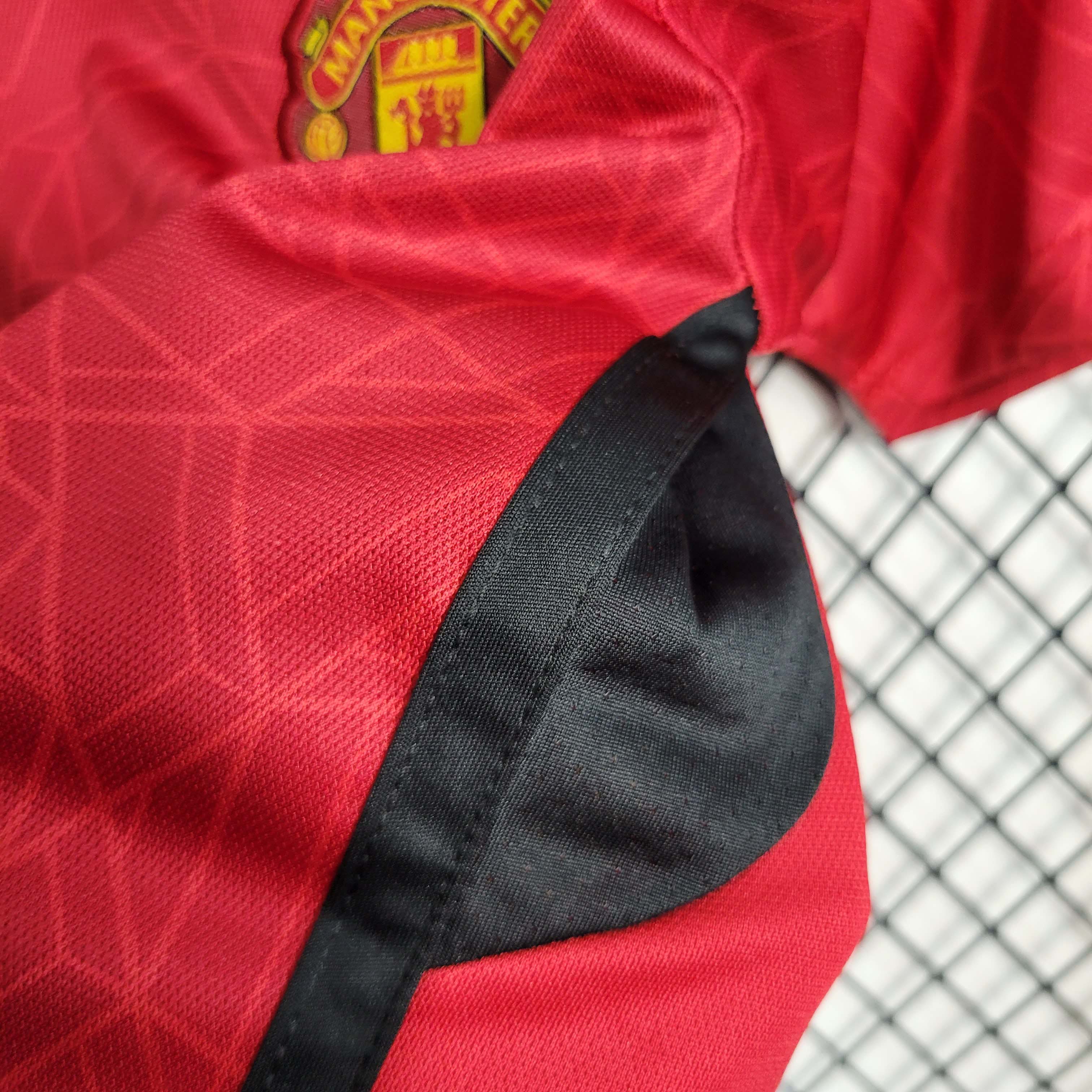 2023/2024 Manchester United Home Football Shirt 1:1 Thai Quality Kids Size:football jersey mysite: unitedjerseyfootball 邓江浪:football