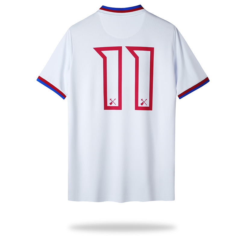 JerseysGala.com | Iron Maiden x West Ham White Special Edition Jersey - with 11 print -Customize Name, Number and Patch | Worldwide Shipping