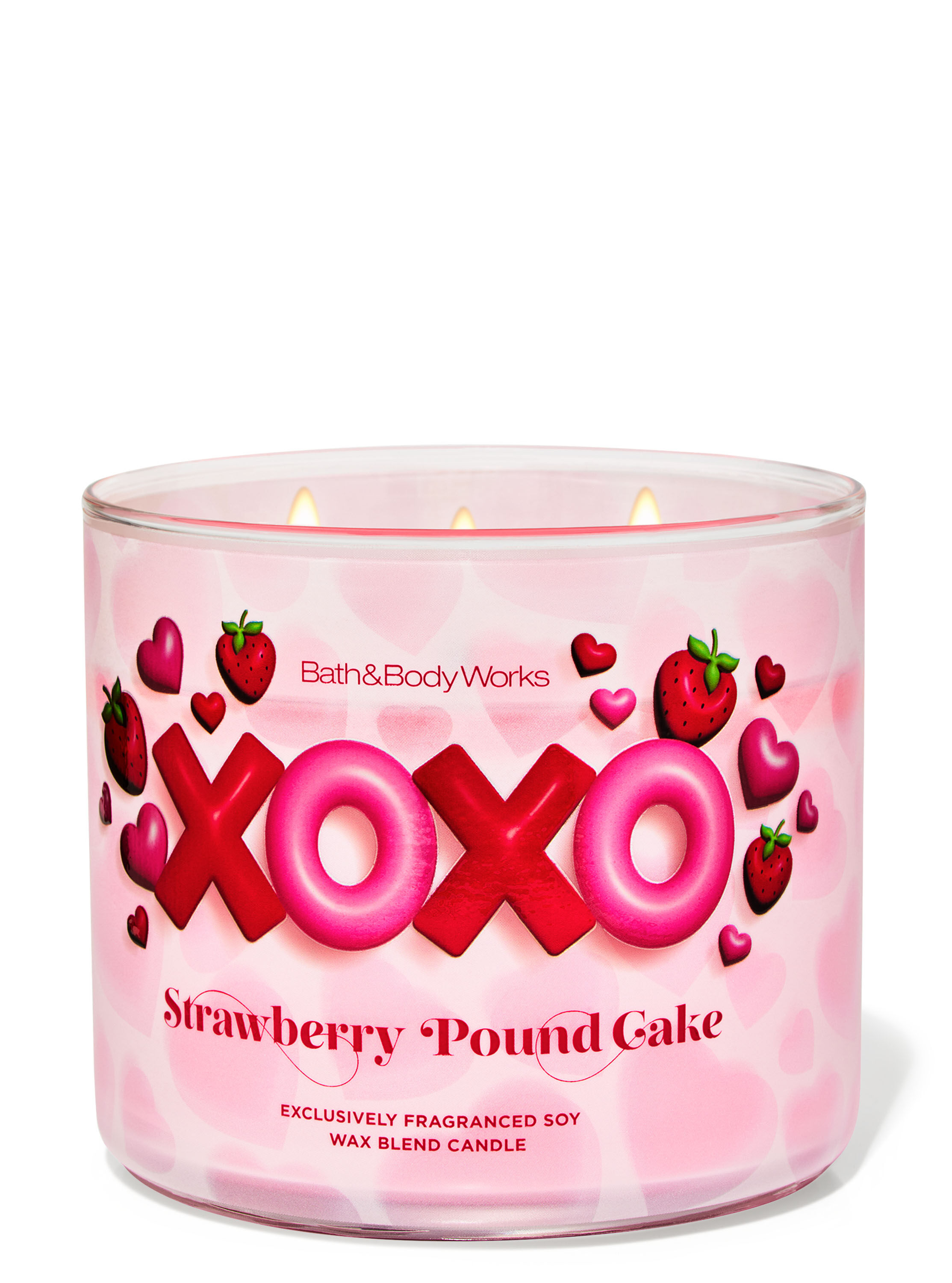 Strawberry Pound Cake 3-Wick Candle