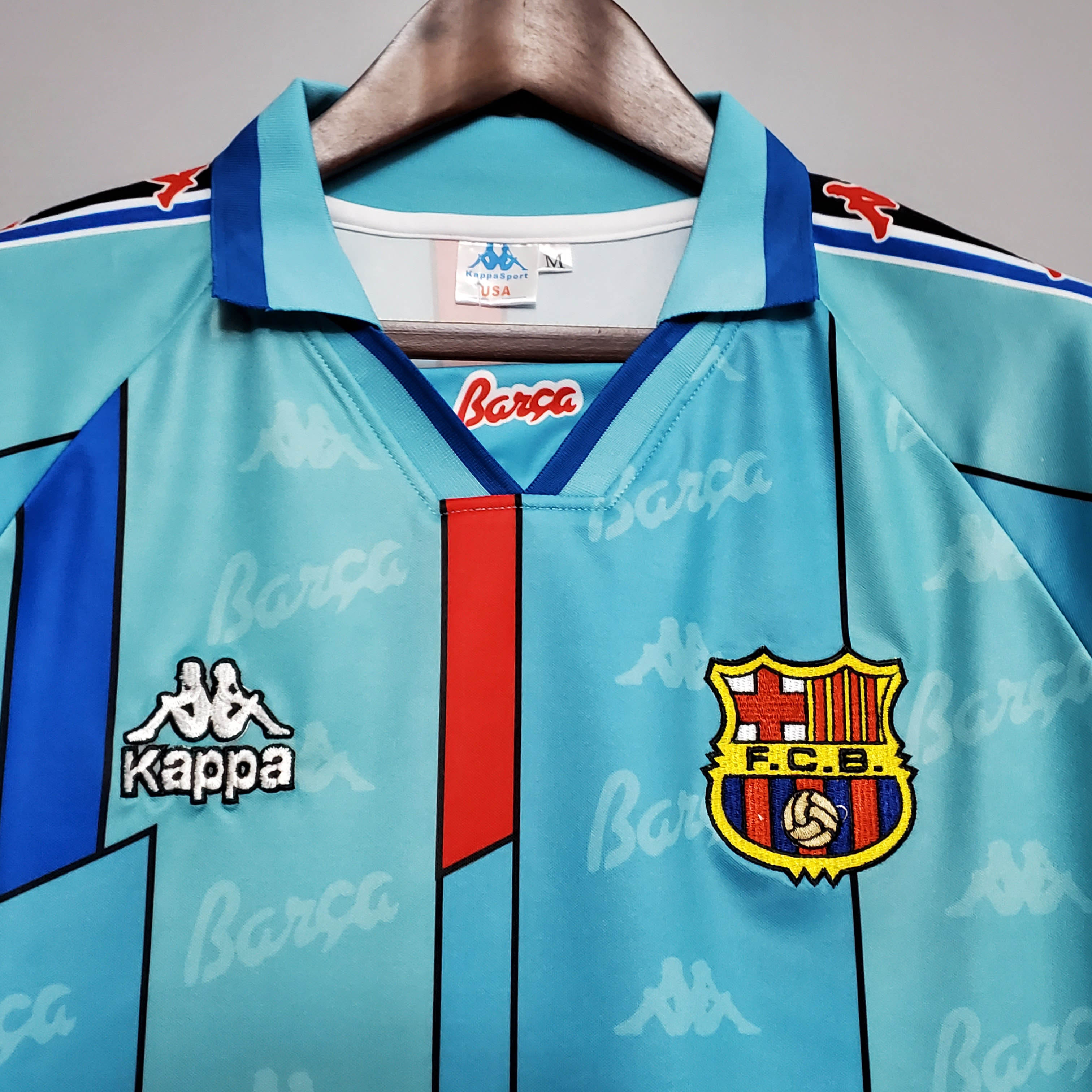 1996/1997 Retro Barcelona Away Football Shirt 1:1 Thai Quality:football jersey mysite: unitedjerseyfootball 邓江浪:football