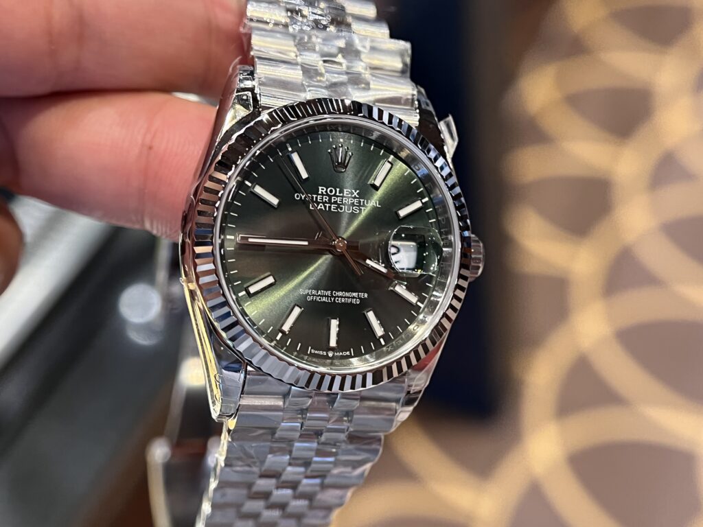 Đồng Hồ Rolex DateJust 126234 Replica 11 Màu Xanh Lá Cây 36mm (2)