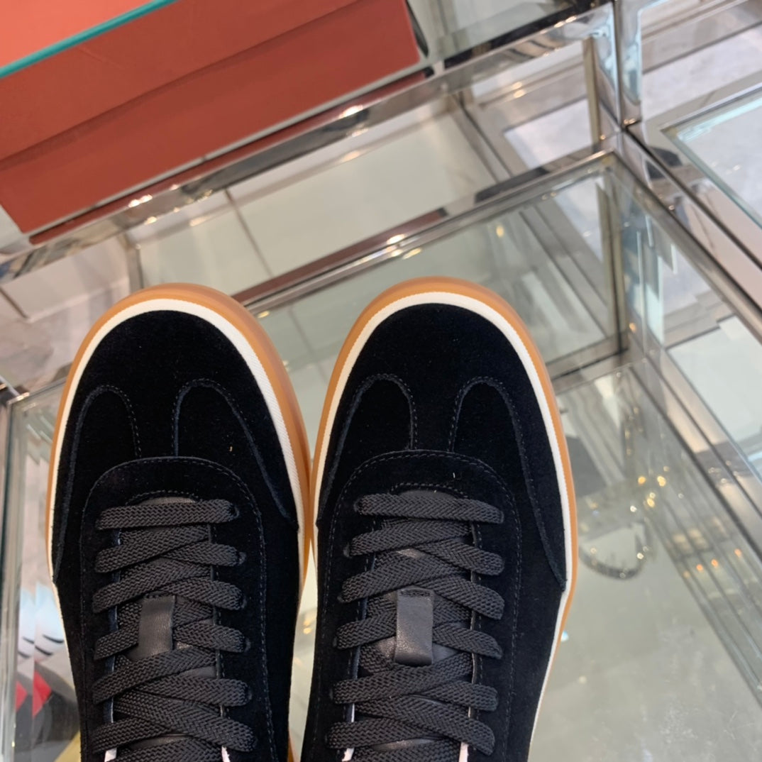 LP TENNIS WALK SNEAKERS BLACK SUEDE、mysite、Cacoeks