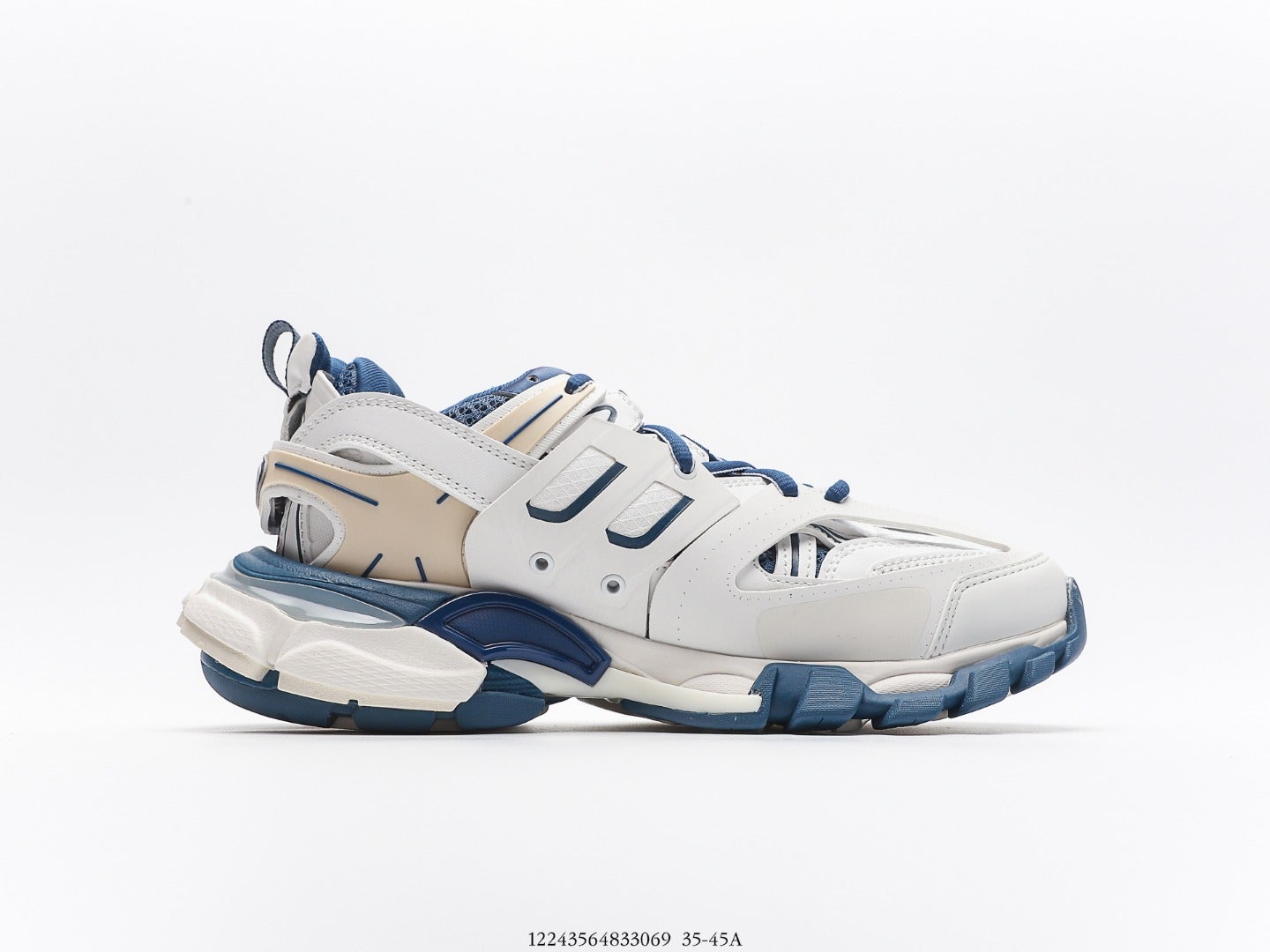Balenciaga Track Trainer Worn Out White Blue、mysite、Cacoeks