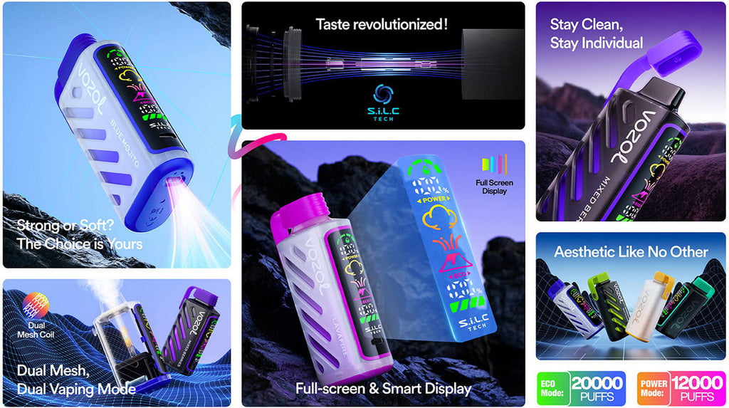 Vozol Gear Power 20000 Vape | Rechargeable | from £9.99
