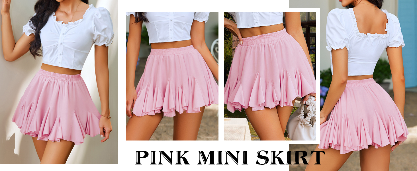 pink skirt