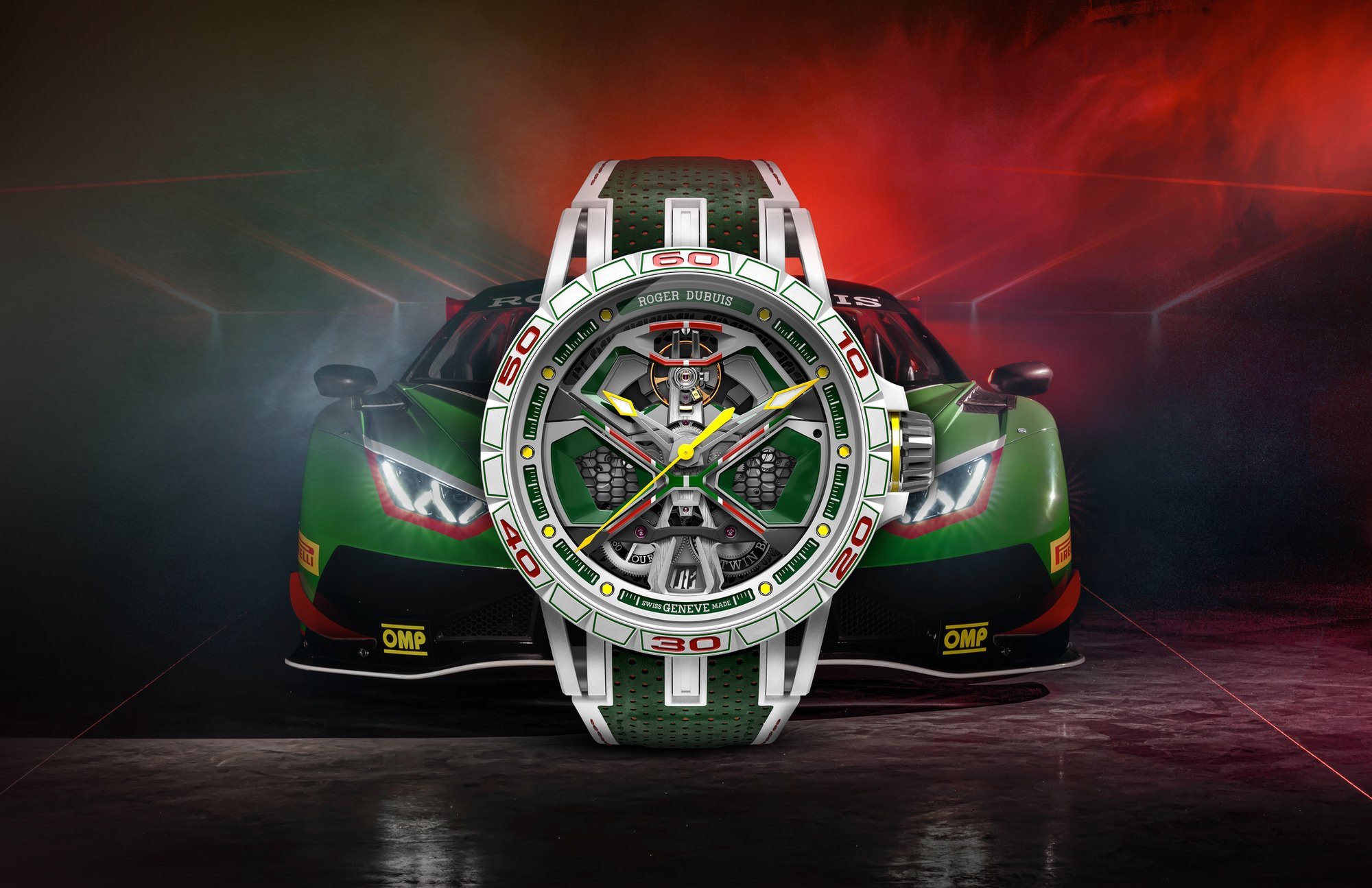 Roger Dubuis Excalibur Spider Huracan White MCF