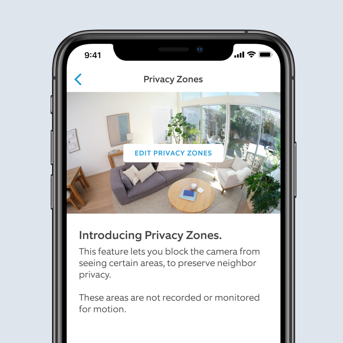 Customizable Privacy Zones