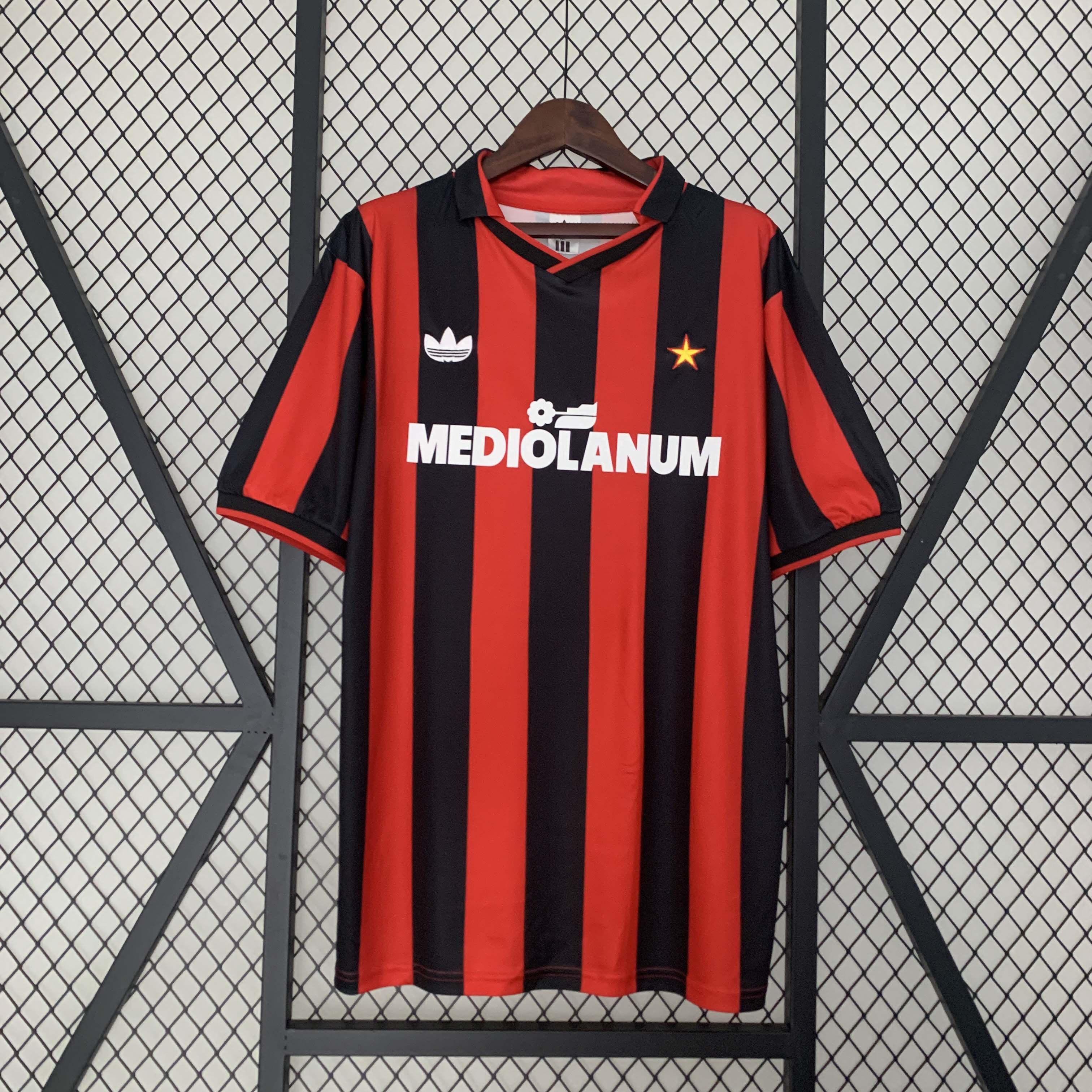 1990/1991 Retro AC Milan Home Football Shirt 1:1 Thai Quality:football jersey mysite: unitedjerseyfootball 邓江浪:football