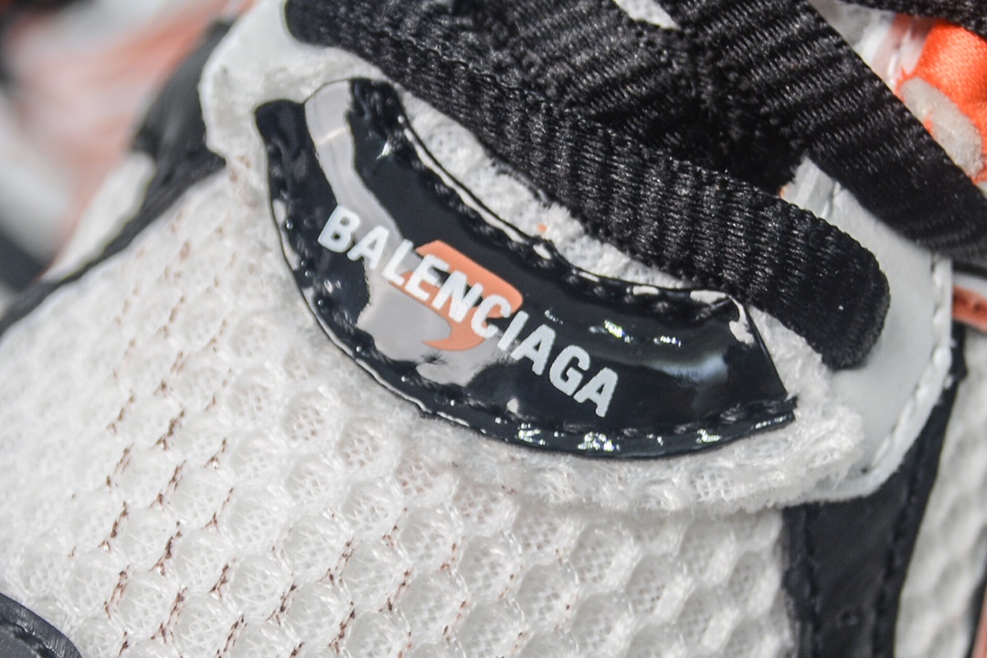 Balenciaga Runner Sneaker in White Orange Black、mysite、Cacoeks