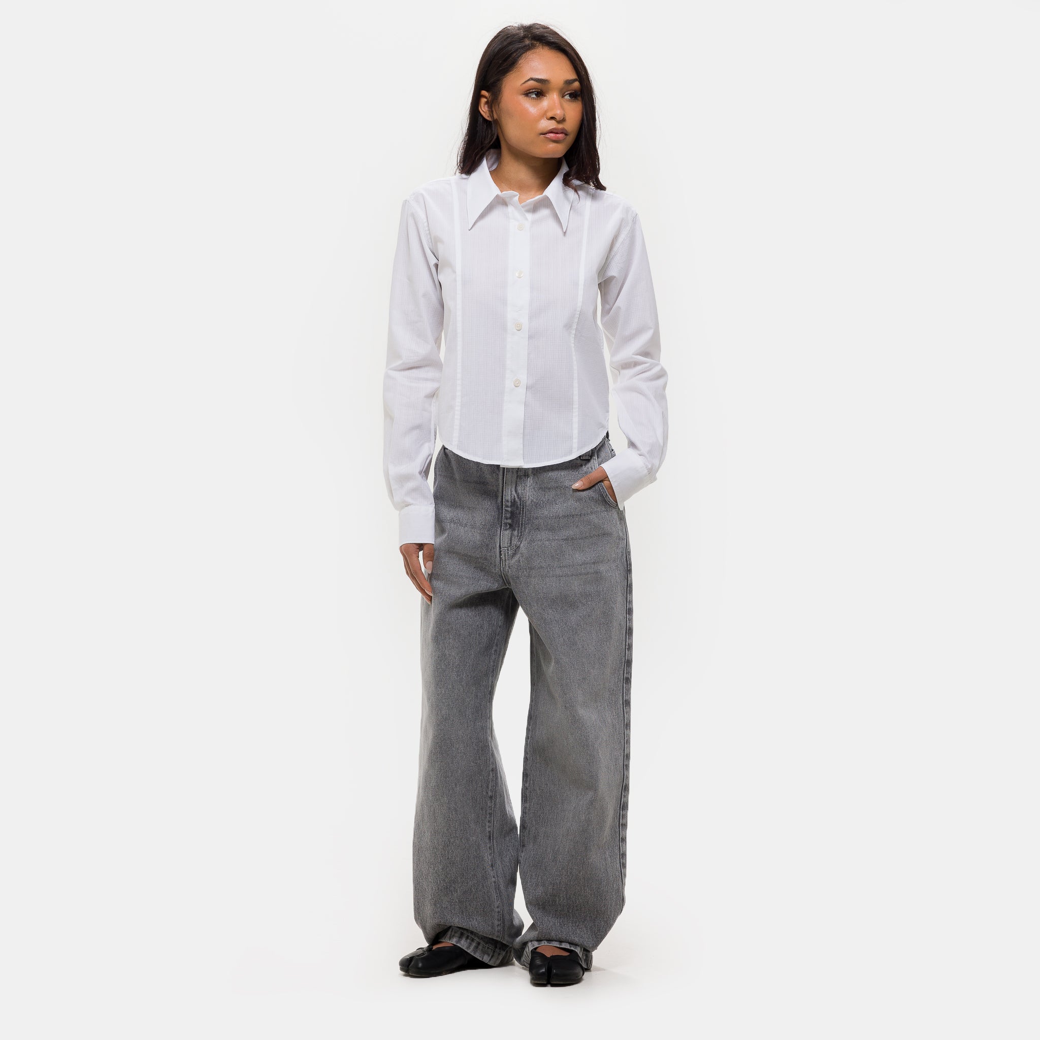 Readers Shirt in Sheer Check