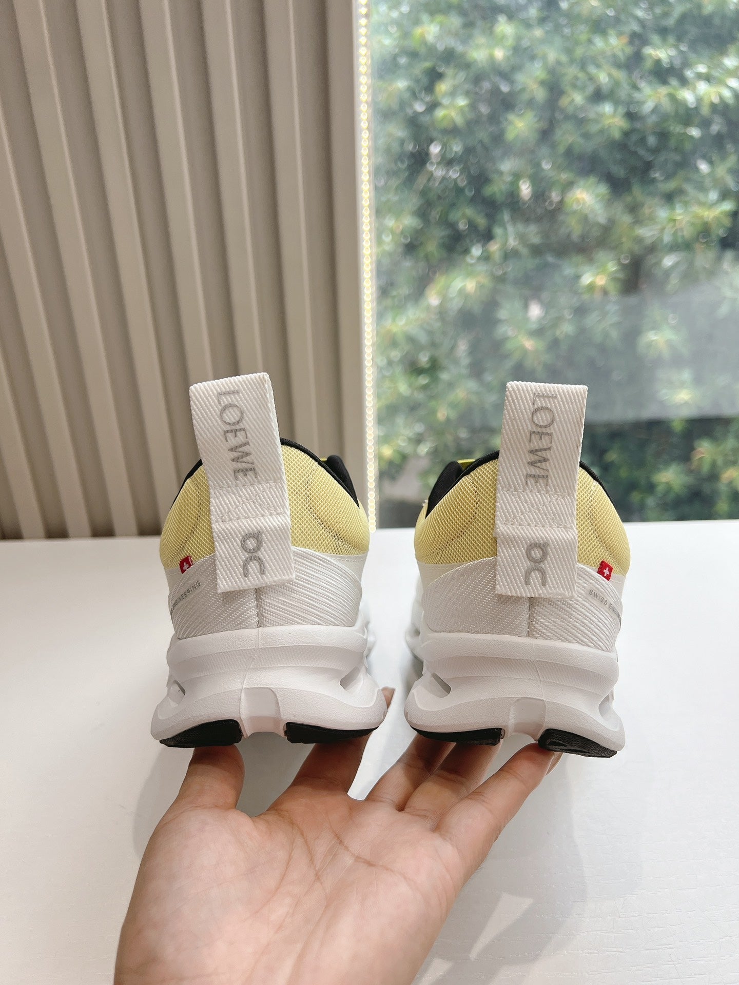 LW CLOUDTILT 2.0 SNEAKER WHITE AND YELLOW POLYESTER、mysite、Cacoeks