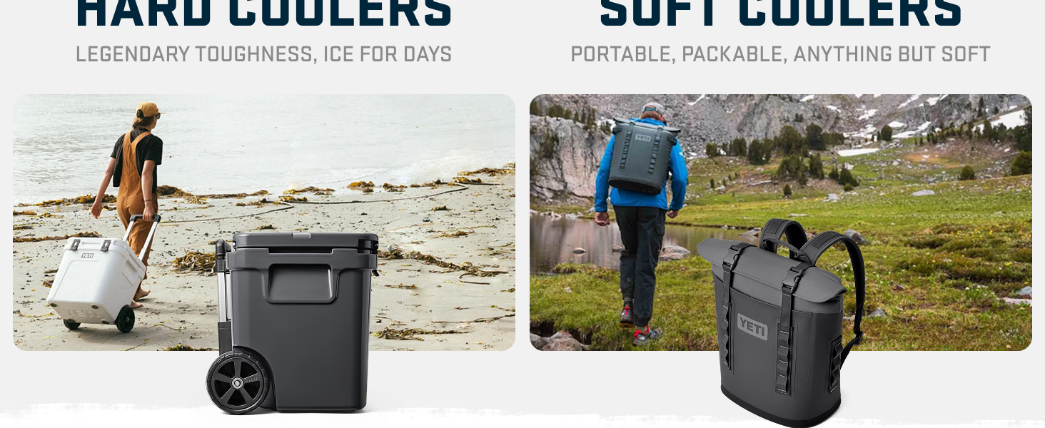soft cooler hard cooler