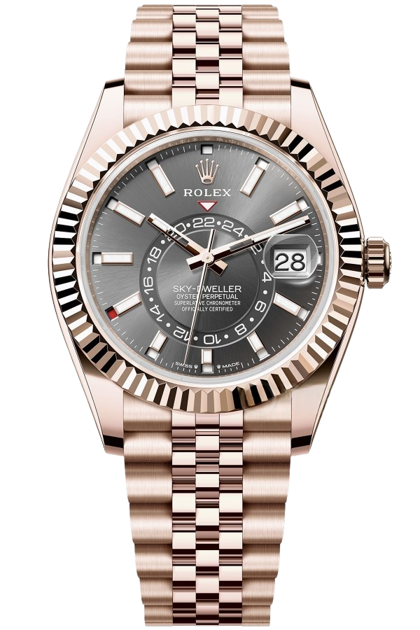 Rolex Sky-Dweller m336935-0008 Super Clone – 42mm Everose Gold Swiss Replica