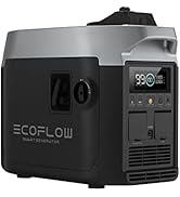 EF ECOFLOW Smart Generator, Unleaded Gasoline 4L Generator, 1800W AC Output, 42-58.8V DC Output, ...