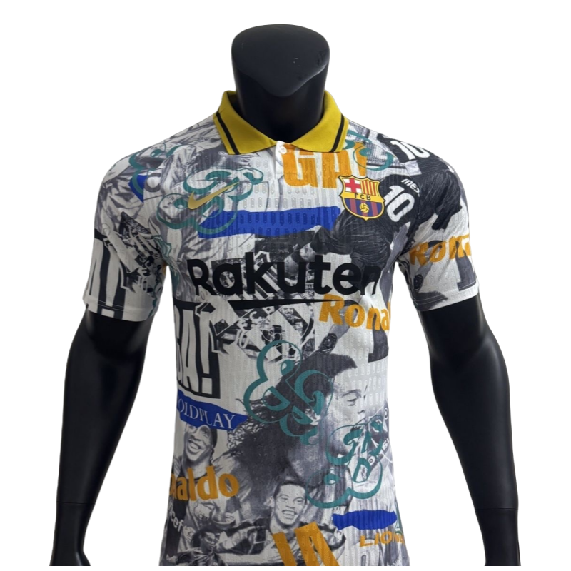 25-26 Barcelona joint Special Edition soccer jersey - Player Version: Ajax 24-25 Home Stadium Jersey - Fans Version mysite: Adidas luxuryfootballshirts.com: https://www.luxuryfootballshirts.com/