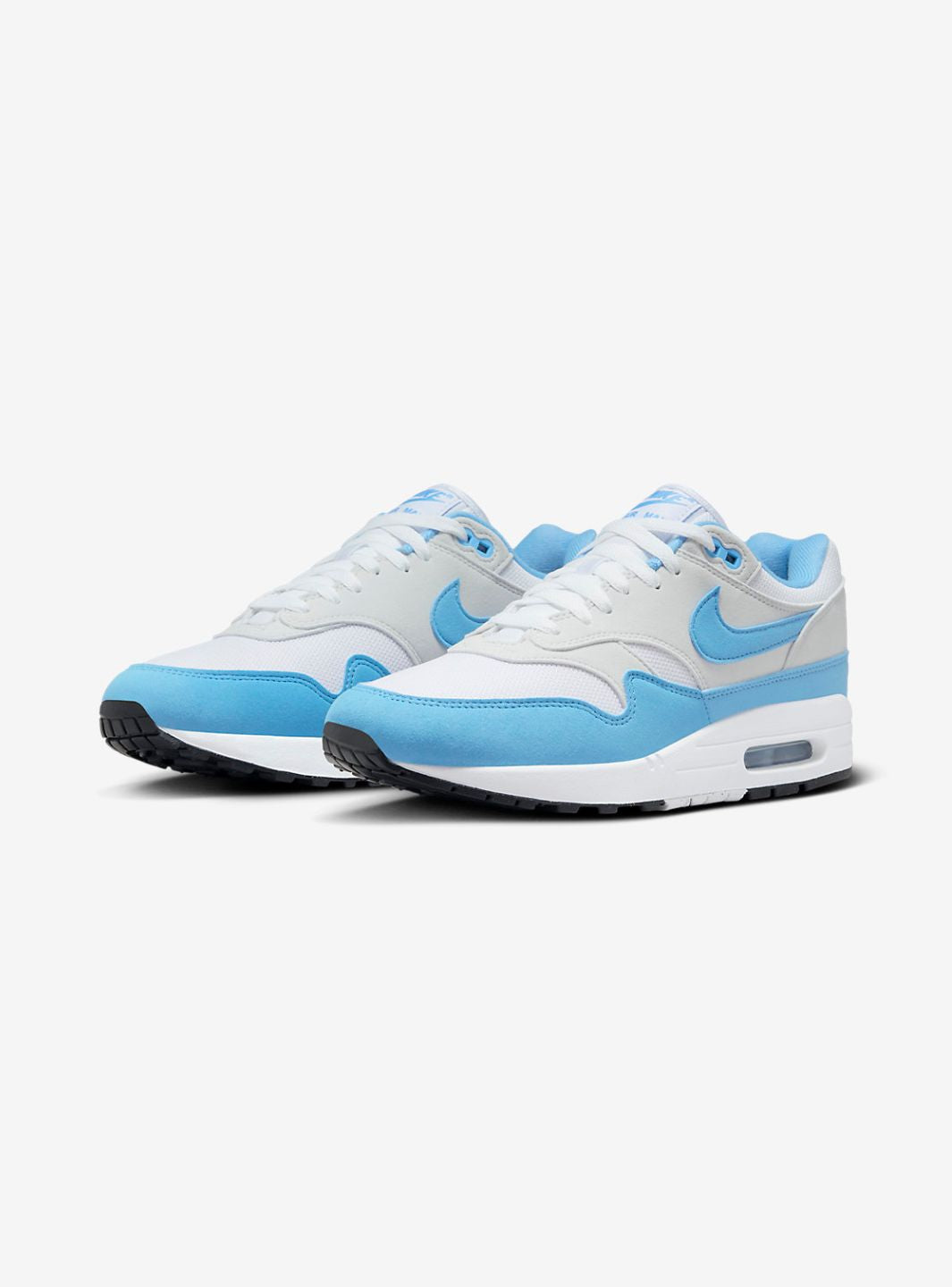 Nike Air Max 1 White University Blue、NIKE、Cacoeks