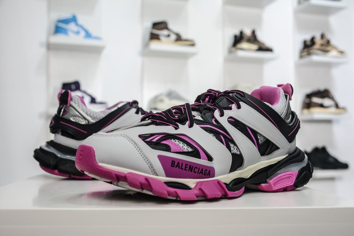 Balenciaga Track Trainer Grey Pink Black、mysite、Cacoeks