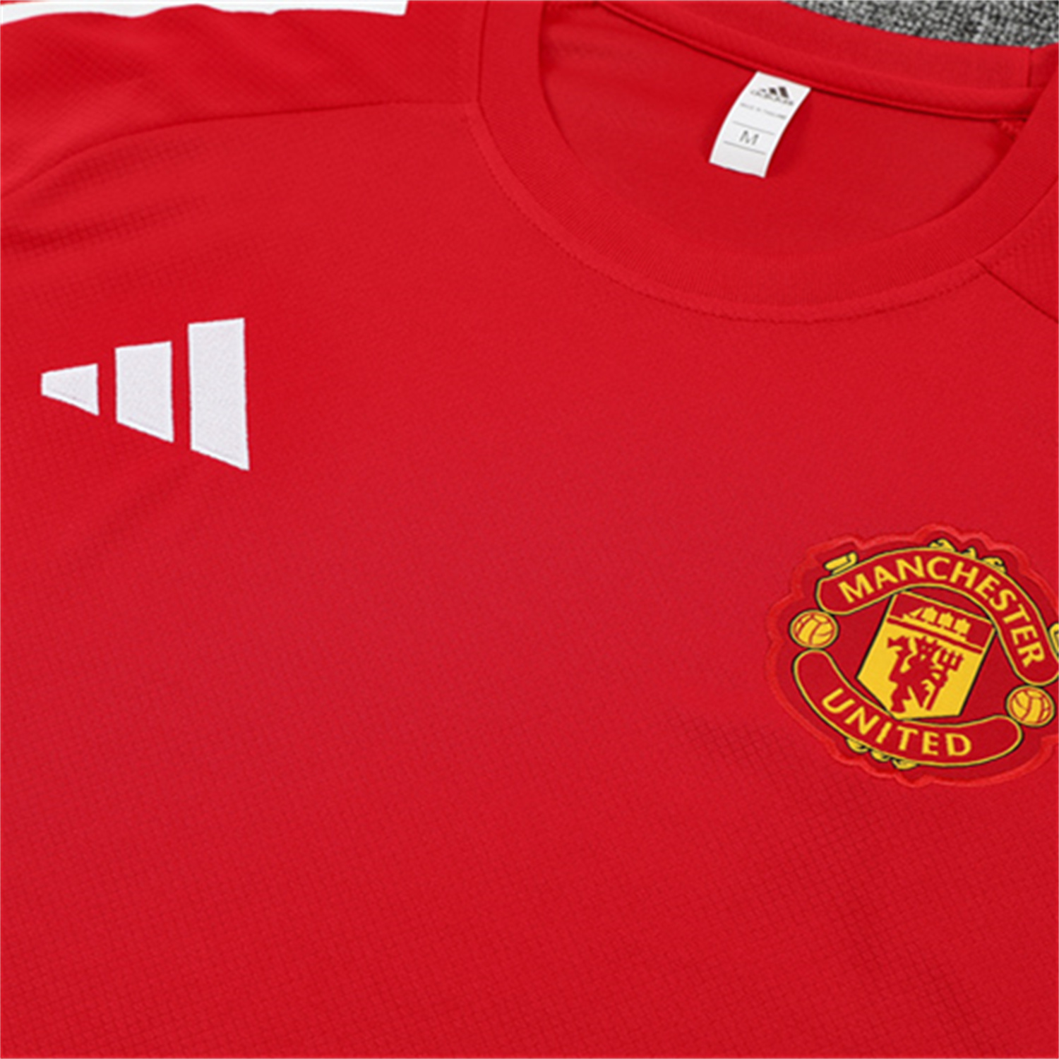 UltraTrikot-Manchester United 25-26 Short-Sleeve Training Set - Red Top & Black Shorts