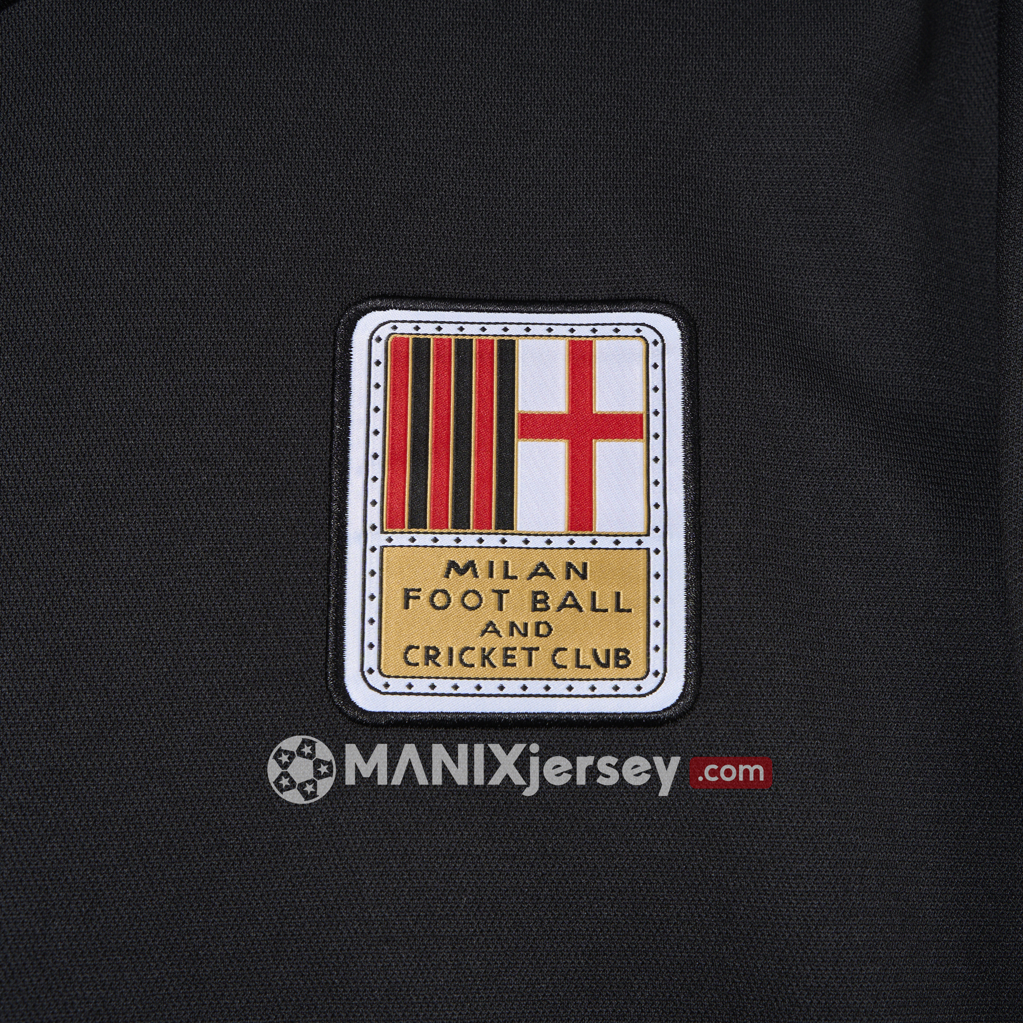 ManixJersey.com | AC Milan 24-25 125th Anniversary Long Sleeves Black GK Jersey - Fans Version -Customize Name, Number and Patch | Worldwide Shipping