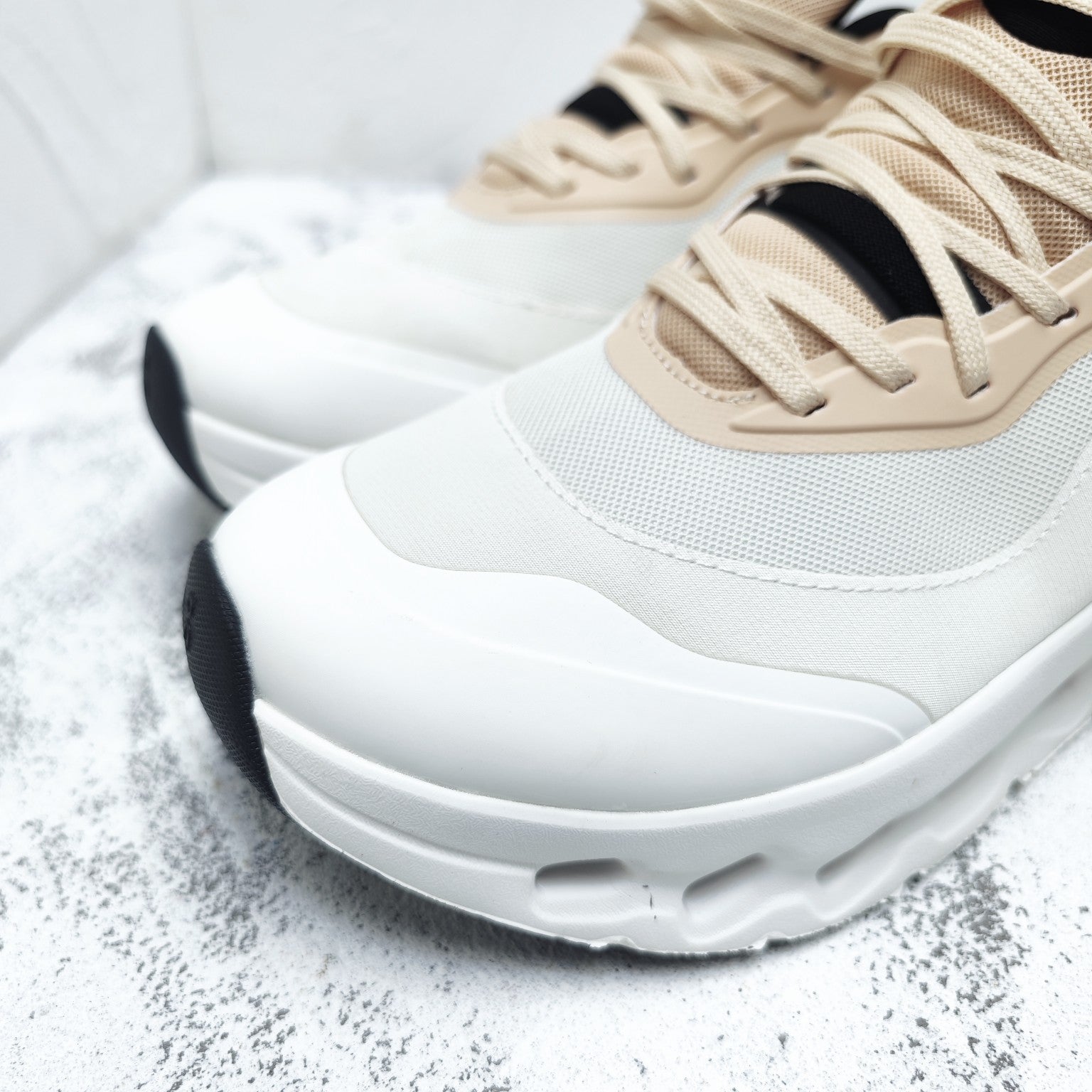 CLOUDTILT 2.0 SNEAKER PALE GRAY MIX PALE ORANGE CALFSKIN AND BREATHABLE MESH、mysite、Cacoeks