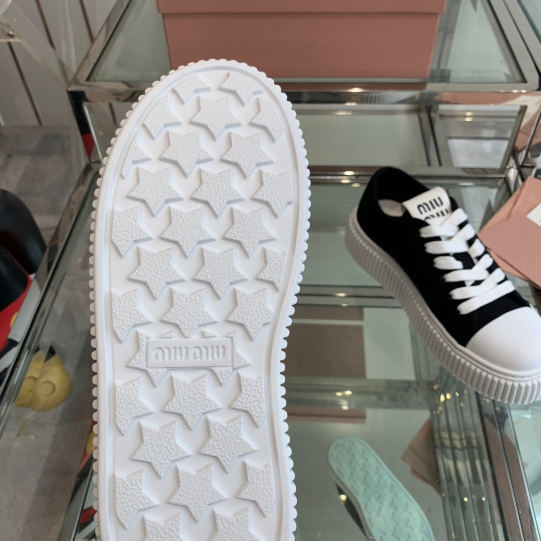 Sneakers High Sole Black And White Canvas、mysite、Cacoeks