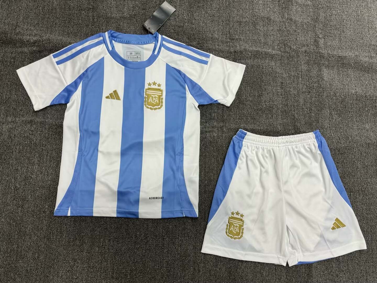 2024 Argentina National Team Home Football Shirt Kids Size Suit-mysite Custom Football Kit- Nextkits