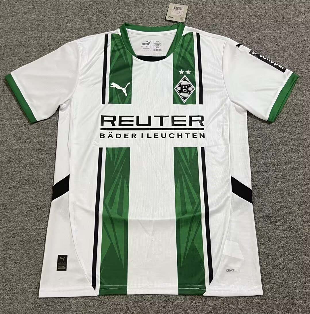 2024/2025 Borussia Mönchengladbach Home Football Jersey 1:1 Thai Quality:football jersey mysite: unitedjerseyfootball 邓江浪:football