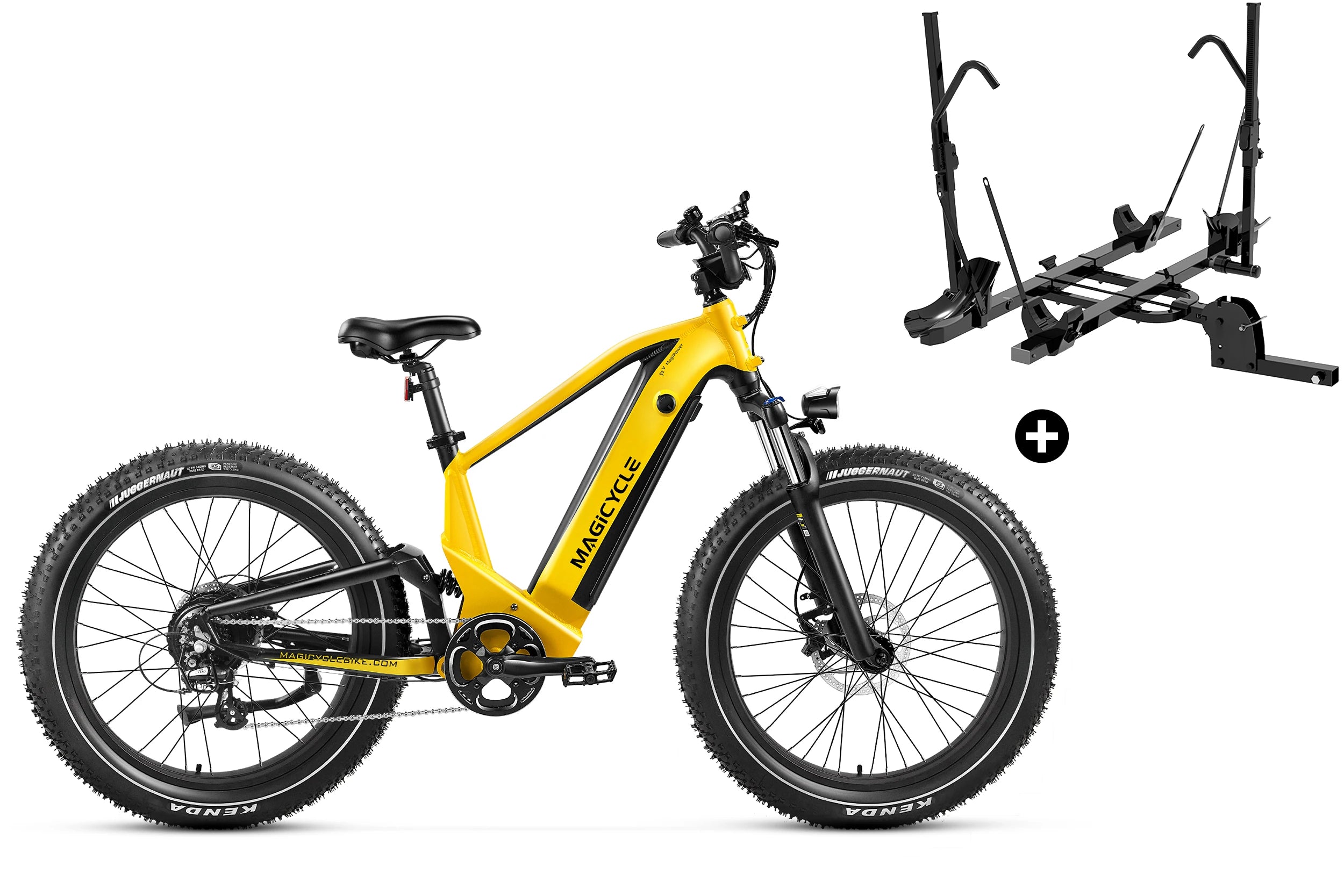 Bundle Sale - Magicycle Deer Step-over E-Bike With A Hitch Bike Rack、mySite、bearsvspackers