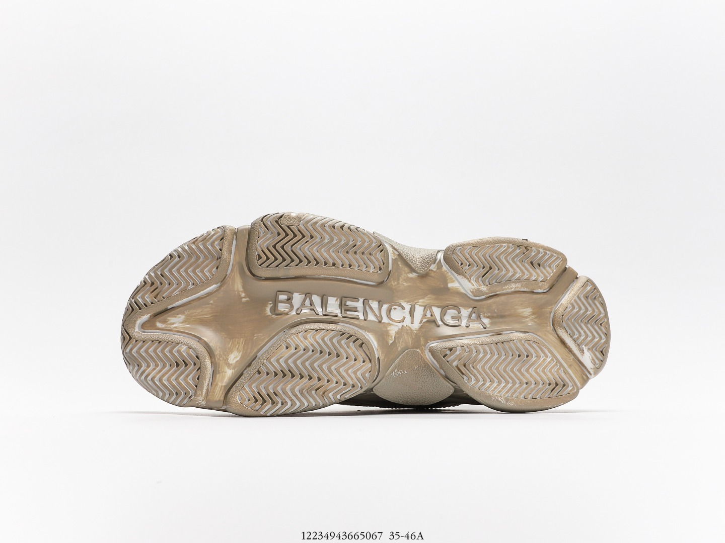 Balenciaga Triple S Sneaker in Faded Beige、mysite、Cacoeks