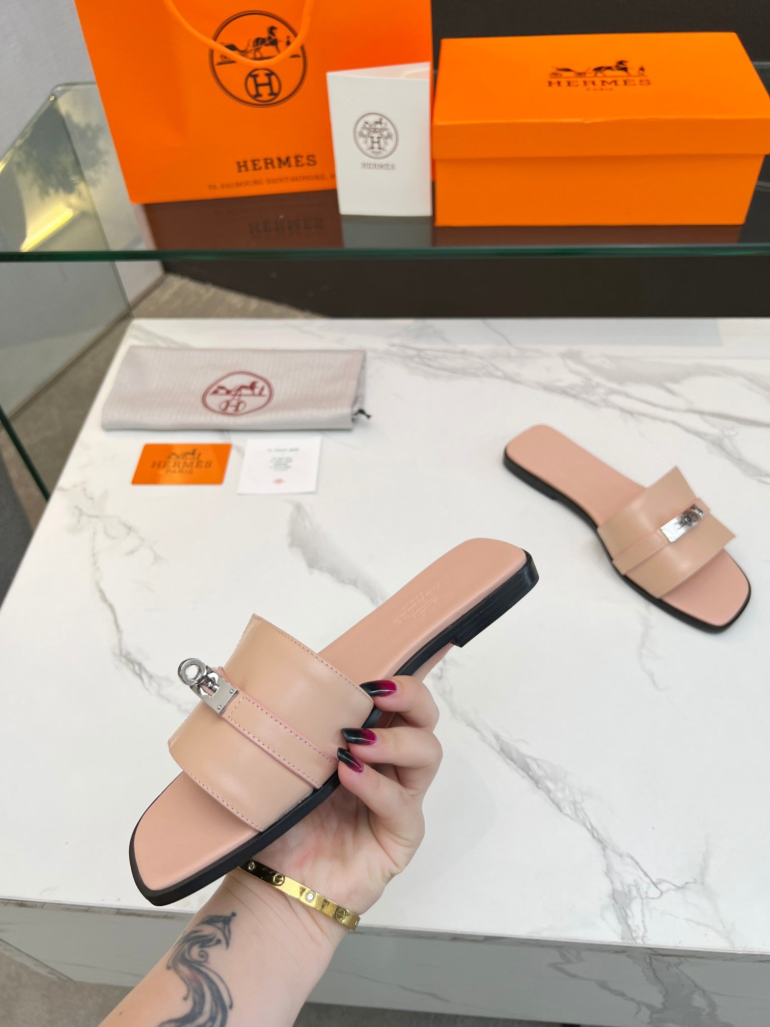 Giulia Sandal Rose Cannelle Calfskin、mysite、Cacoeks