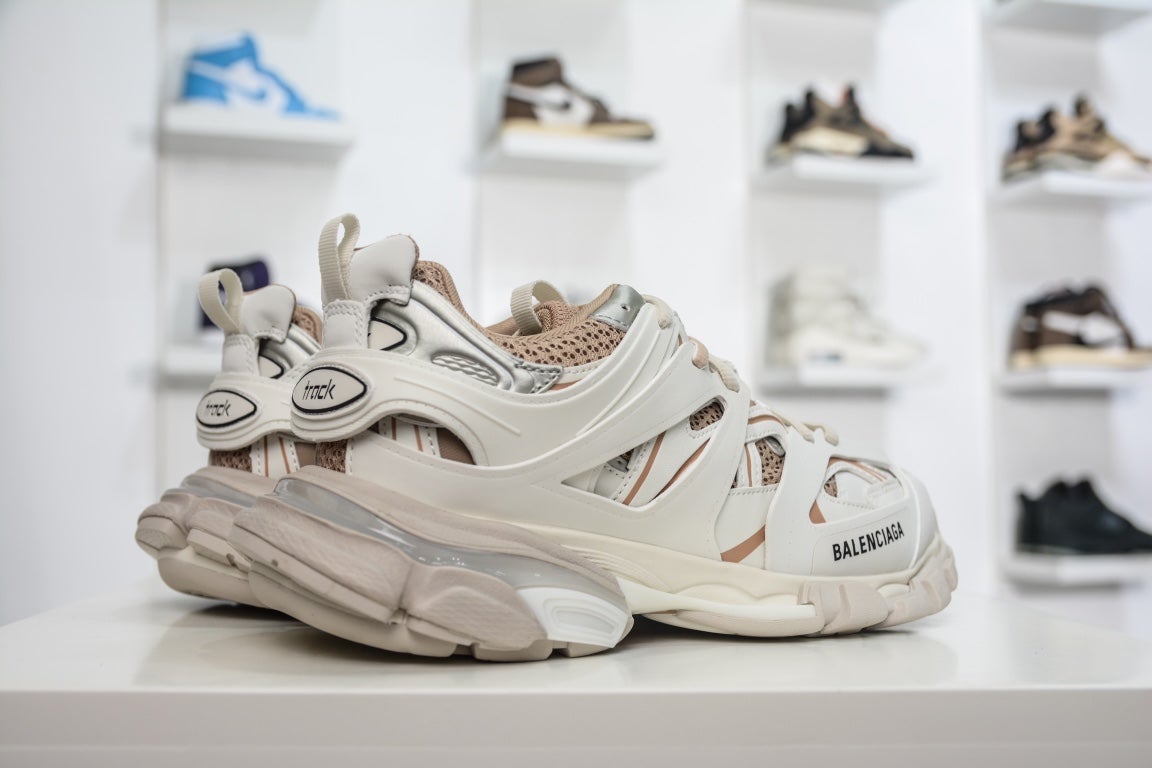 Balenciaga Track Trainer White Beige、mysite、Cacoeks