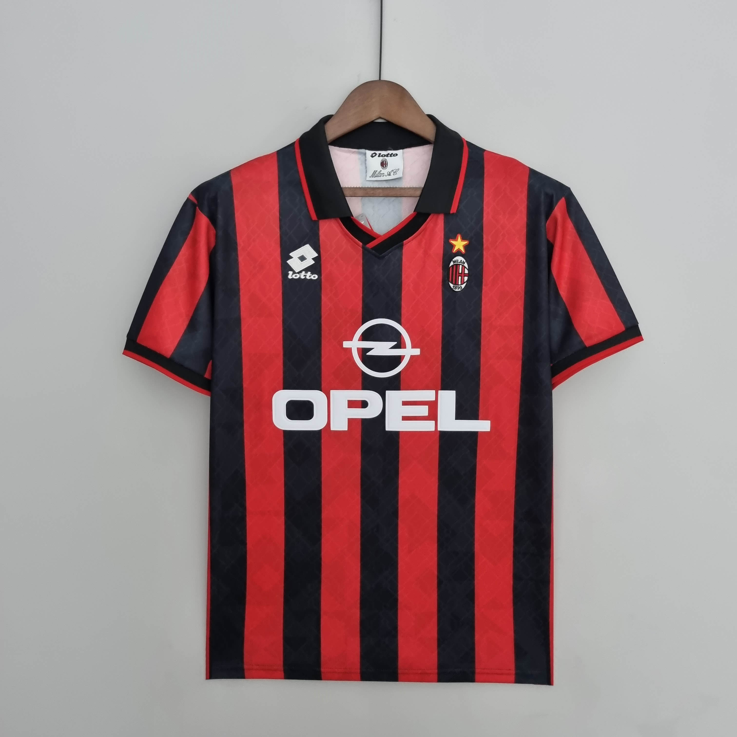 1995/1996 Retro AC Milan Home Football Shirt 1:1 Thai Quality:football jersey mysite: unitedjerseyfootball 邓江浪:football