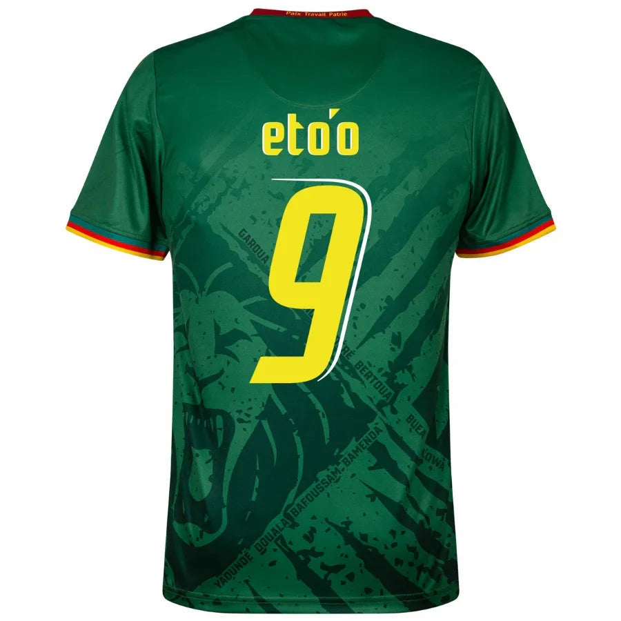 Cameroon Home Eto'o 9 Fan Jersey 2025/26-mysite Custom Football Kit- Nextkits