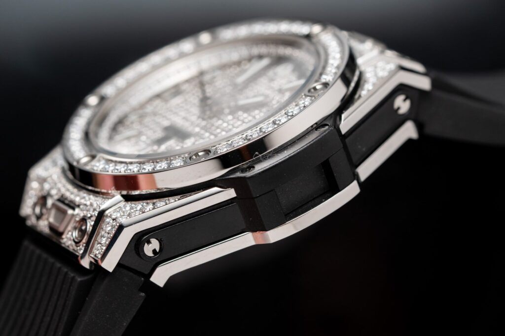 Đồng Hồ Hublot Big Bang One Click Đính Full Đá Replica 11 39mm (6)