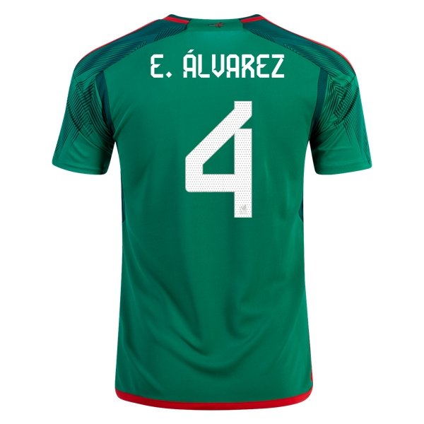 2022 Edson Alvarez #4 Mexico Home Jersey-mysite Custom Football Kit- Nextkits