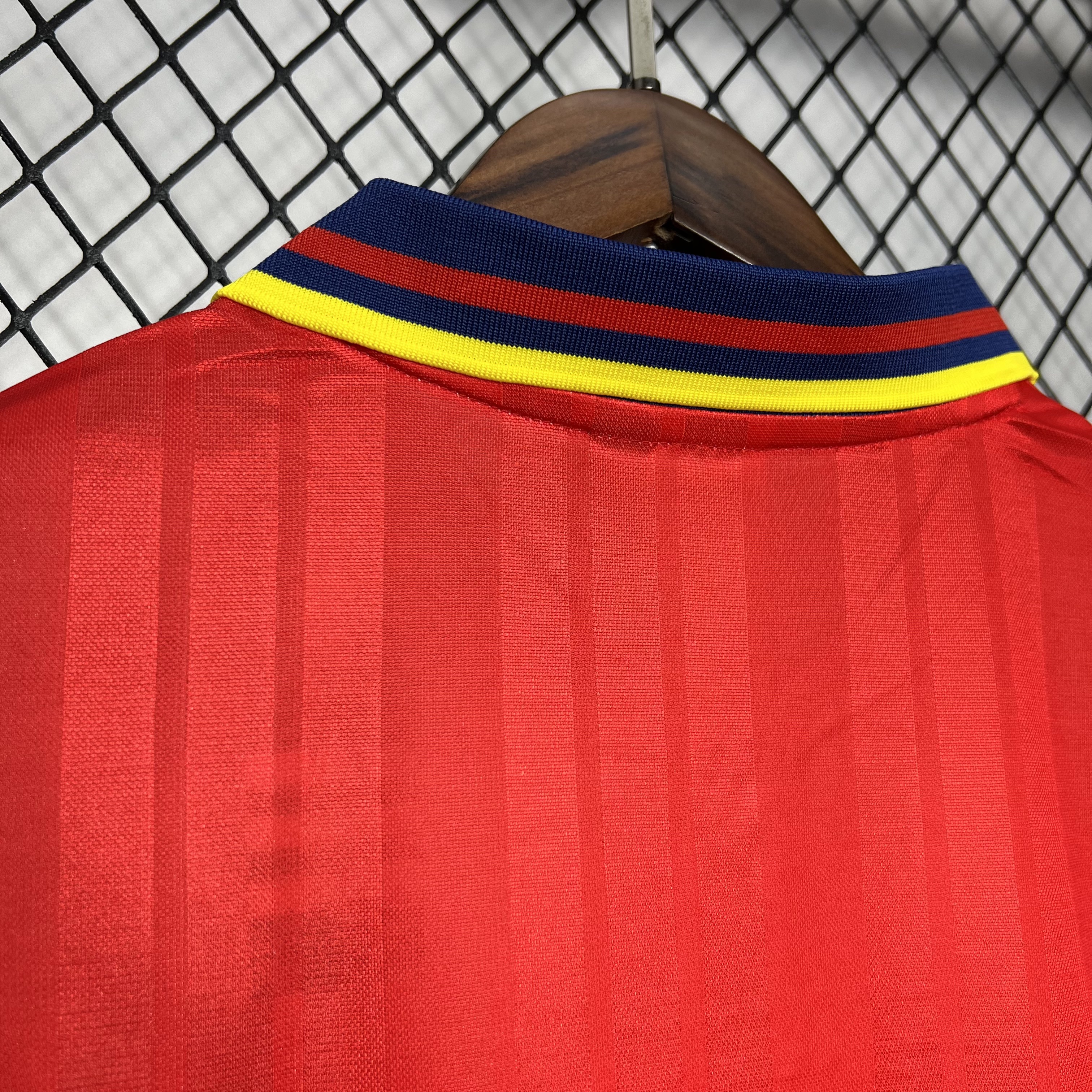Higojerseys-Retro Spain 1994 Home Stadium Jersey