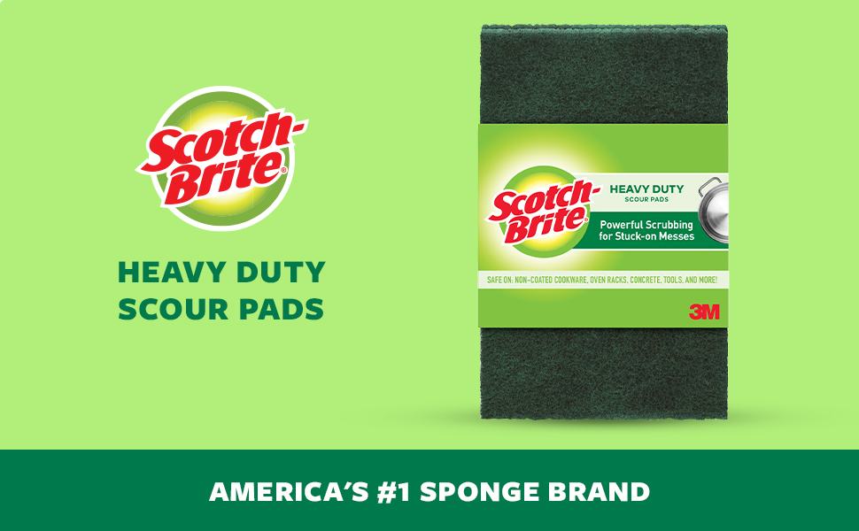 Scotch-Brite Heavy Duty Scour Pads