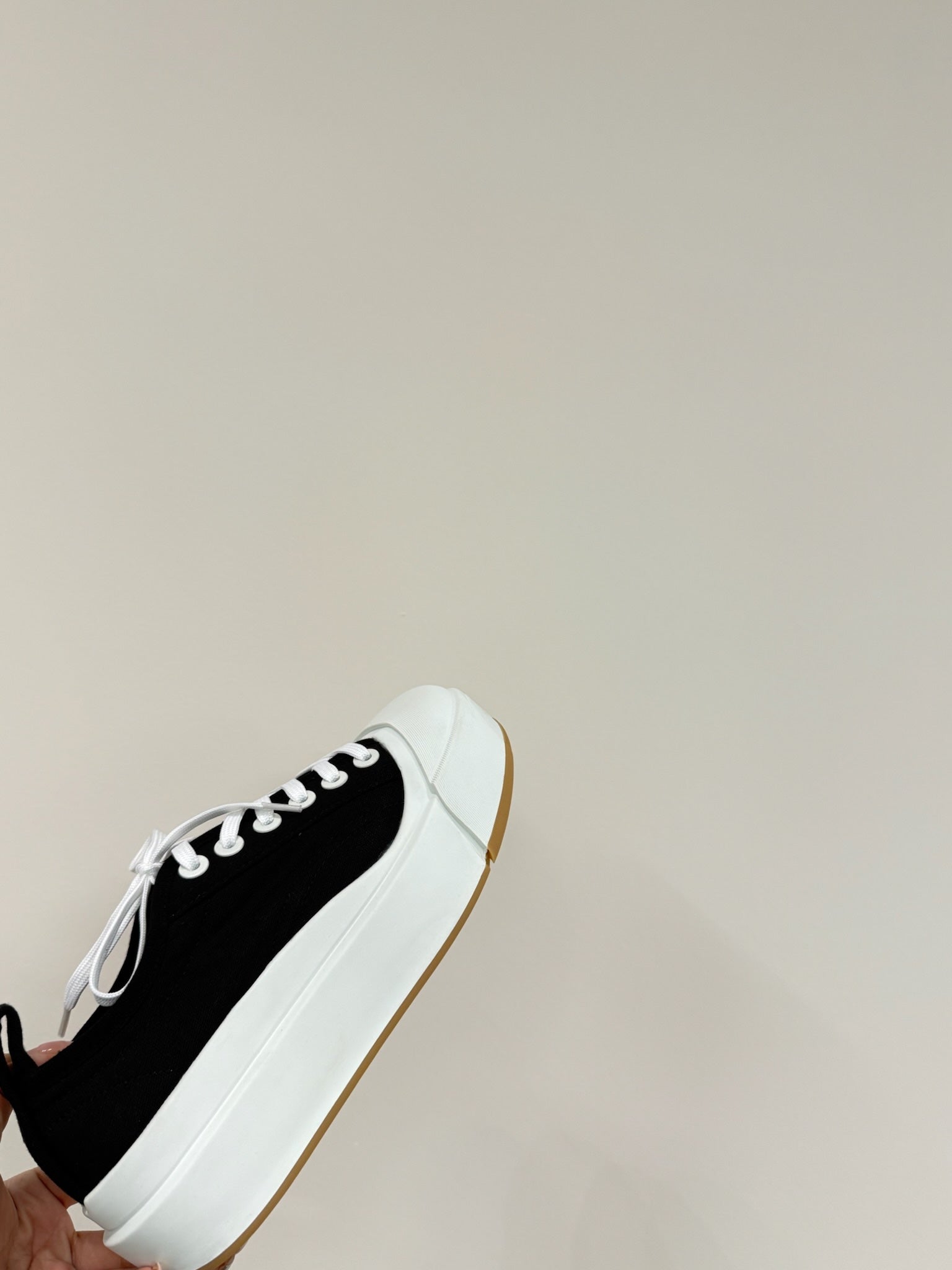 VULCAN PLATFORM SNEAKER IN BLACK CANVAS、mysite、Cacoeks