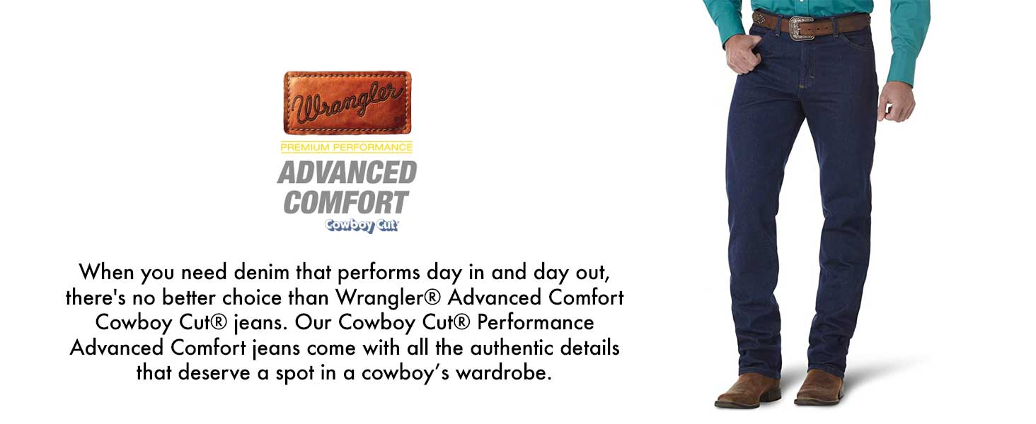 Premium Advanced Comfort jeans that perform day in and day out.