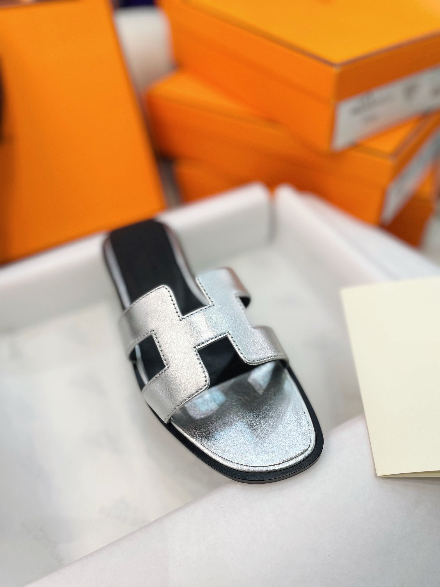 0ran Sandal Silver Leather、mysite、Cacoeks