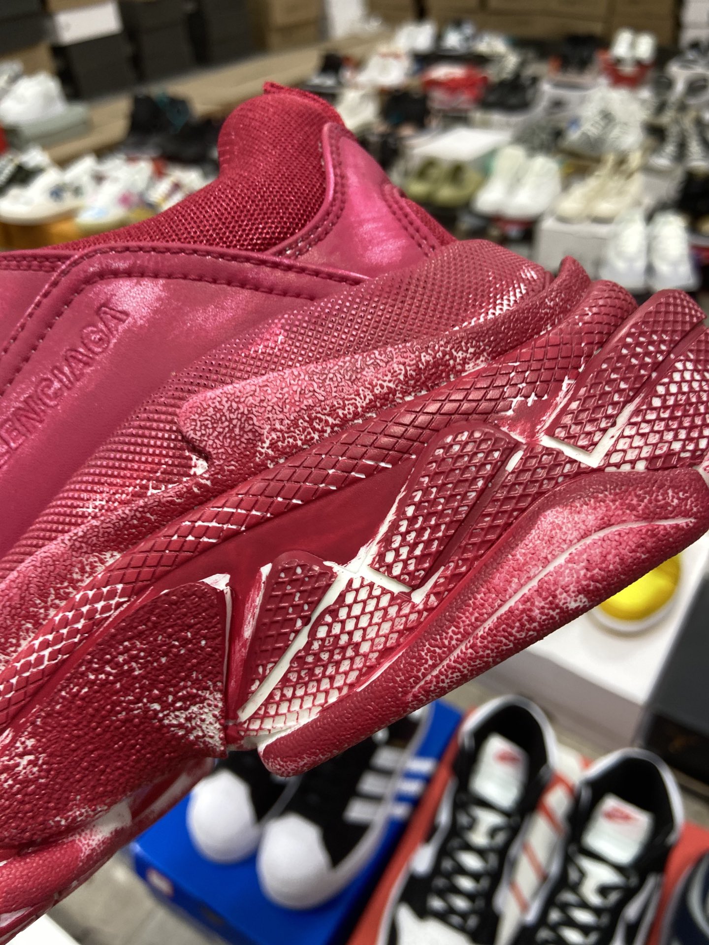 Balenciaga Triple S Sneaker Dark Red Faded、mysite、Cacoeks