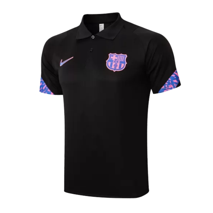Higojerseys-Barcelona 21-22 Core Polo Shirt Black