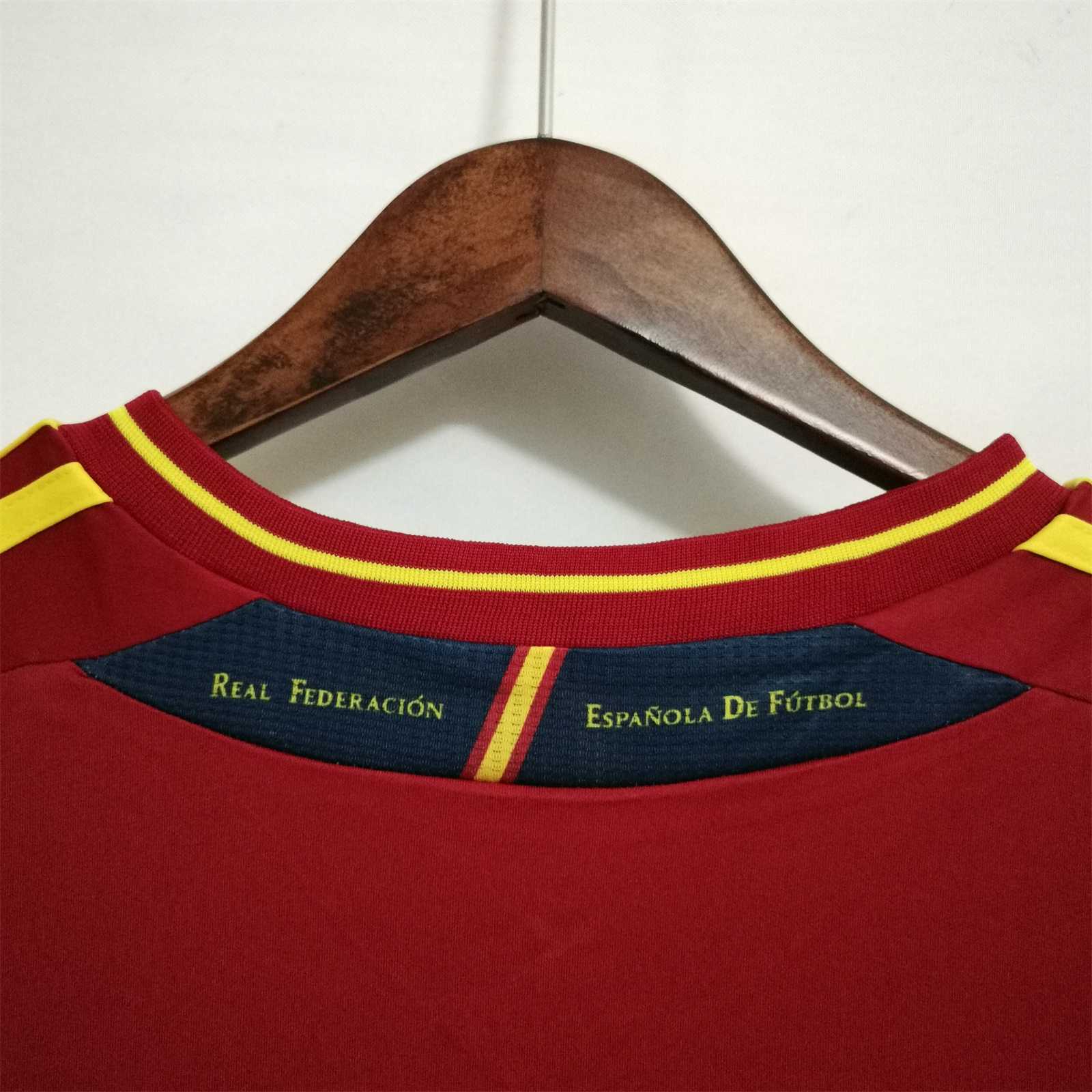 Higojerseys-Retro Spain 2012 Home Stadium Jersey