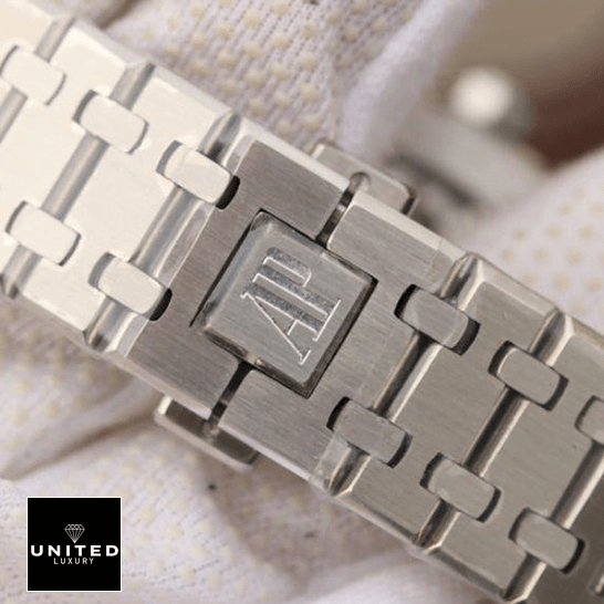 Royal Oak Tourbillon Black Replica Audemars Piguet Stainless Steel Replica on the hand