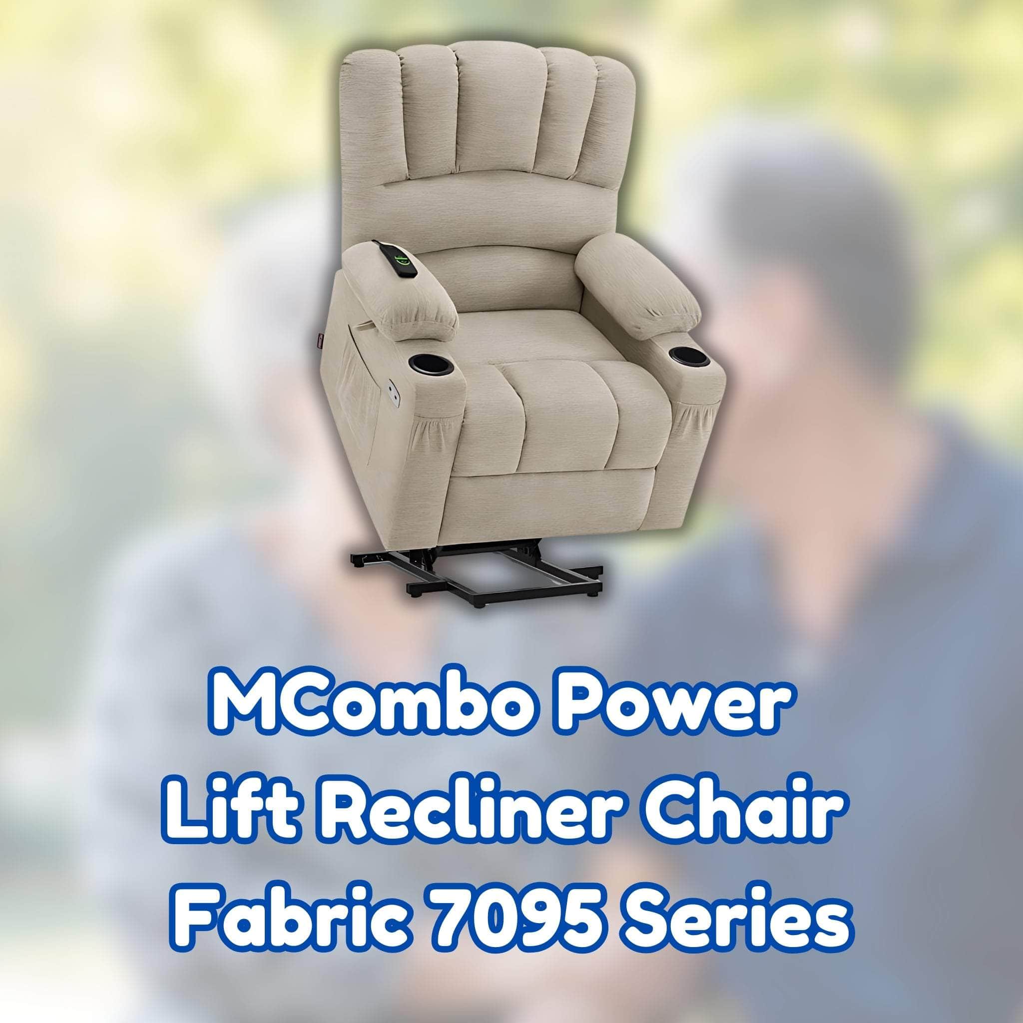 MCombo Power Lift Recliner Chair Fabric 7095 Series