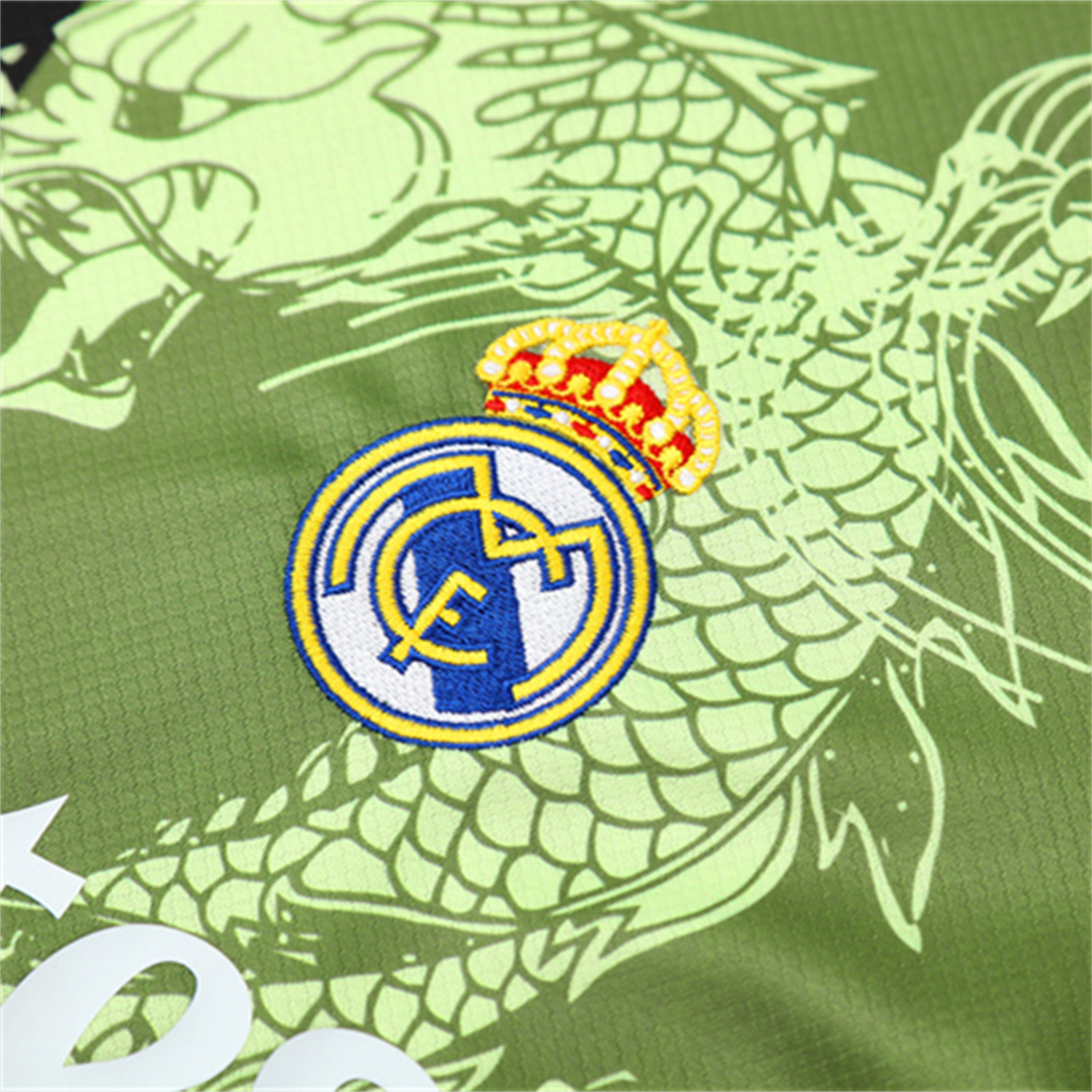 UltraTrikot-Real Madrid 25-26 Kid Short-Sleeve Training Set - Green Black Top & Black Shorts