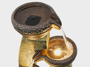 outdoor freestanding fountains