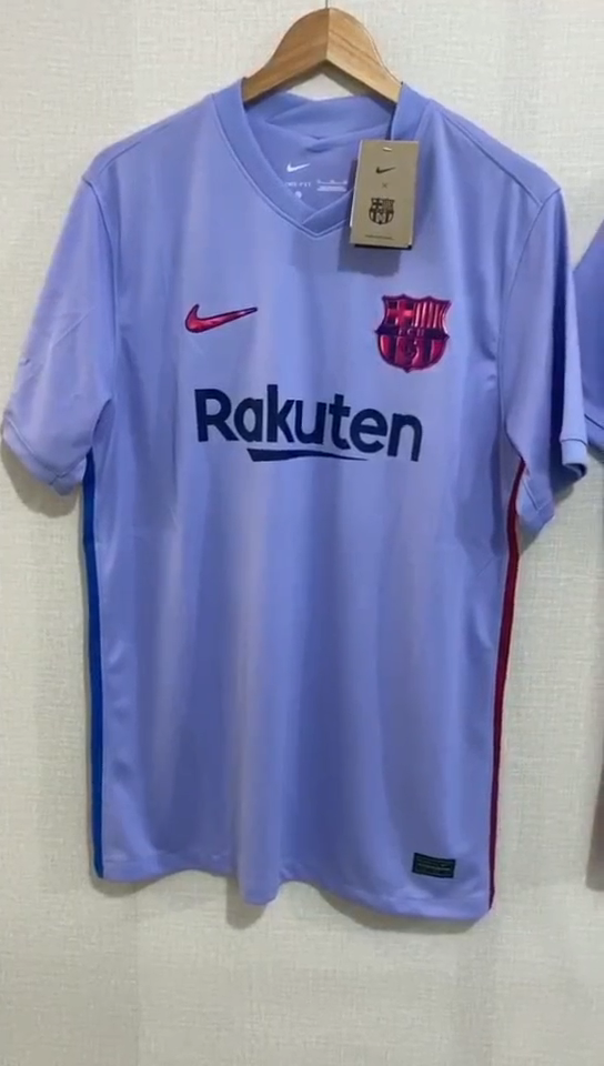 Barcelona Football Shirt Away 2021/2022 1:1 Thai Quality:football jersey mysite: unitedjerseyfootball 邓江浪:football