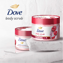 Dove Body Scrub Crushed Cherries