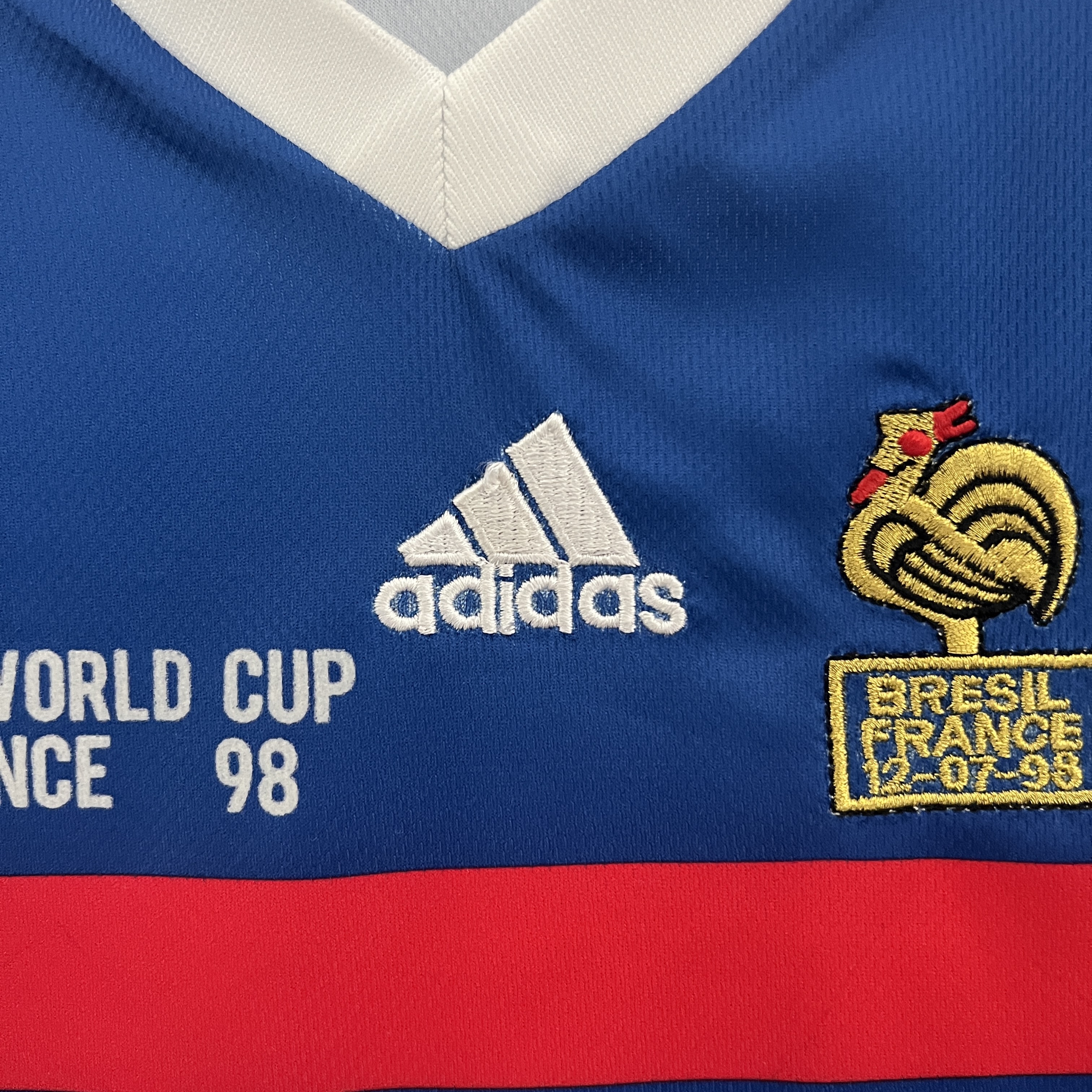 GlobeJersey-Retro France 1998 Home Stadium Kids Kit